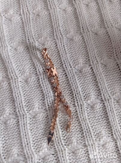 Золотой женский браслет 585 бу