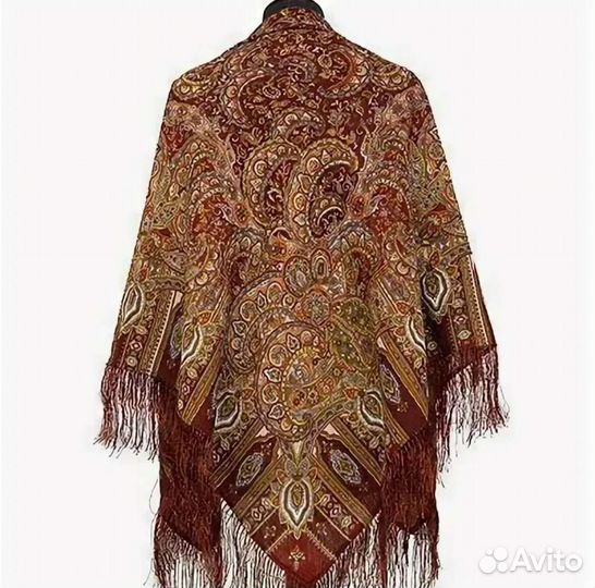 Павлопосадский платок Садко шерсть 125х125 см