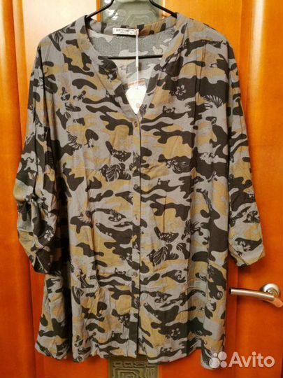 Туника-рубашка р. 58-60