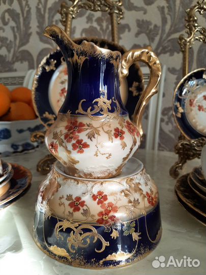 Антикварный чайный сервиз Лимож