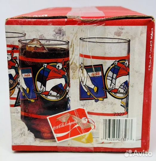 Набор стаканов Coca Cola. 1995 год