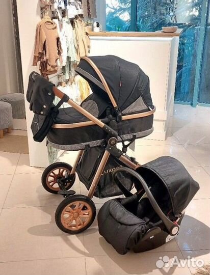 Коляска 3в1 новая трансформер (с сумкой)