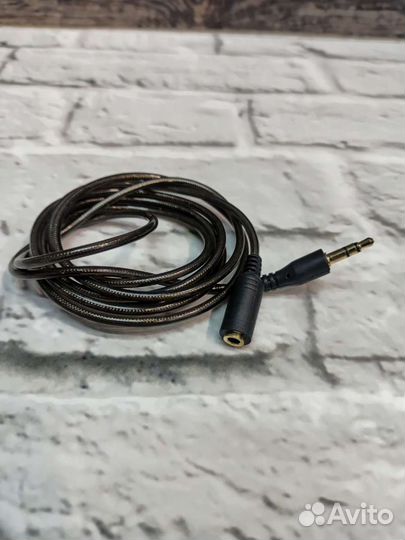 Новый удлинитель aux 3,5mm 3метра