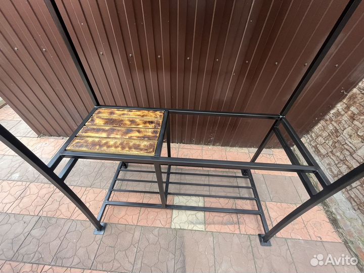 Мангал loft с крышей