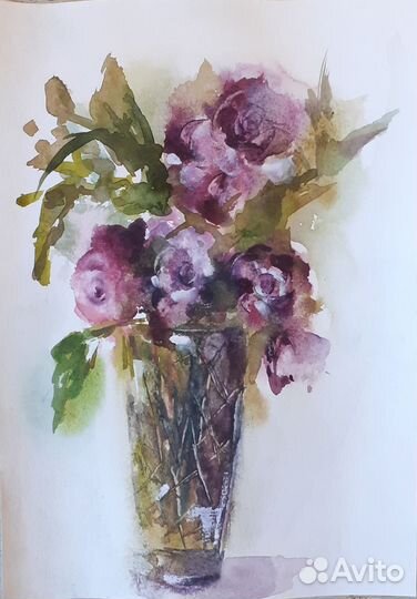 Картина акварелью: 