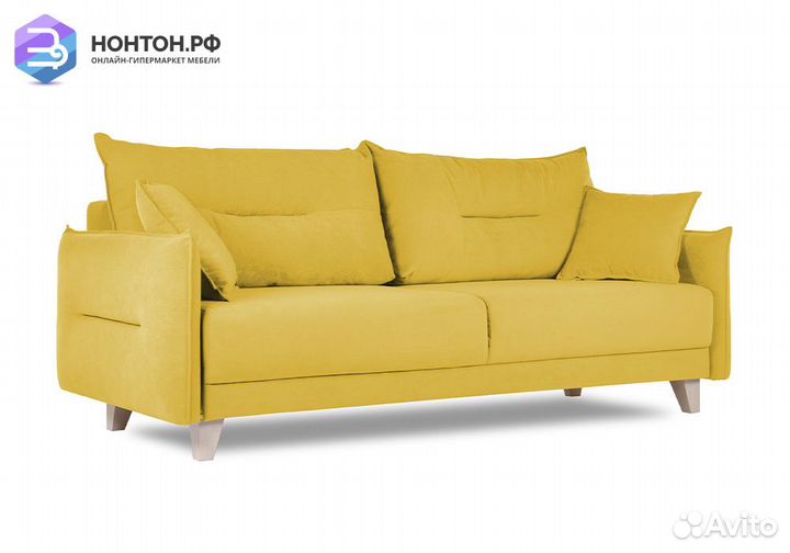 Диван пантограф Велс жёлтый