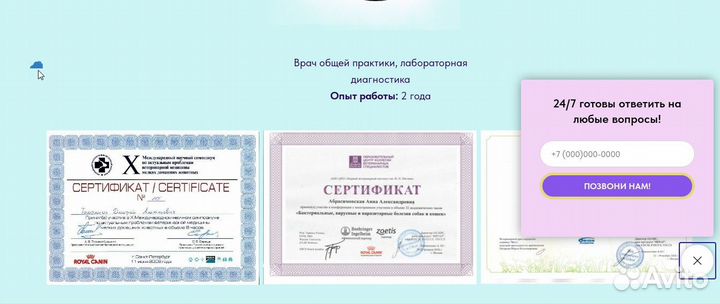 Создание сайта лендинга