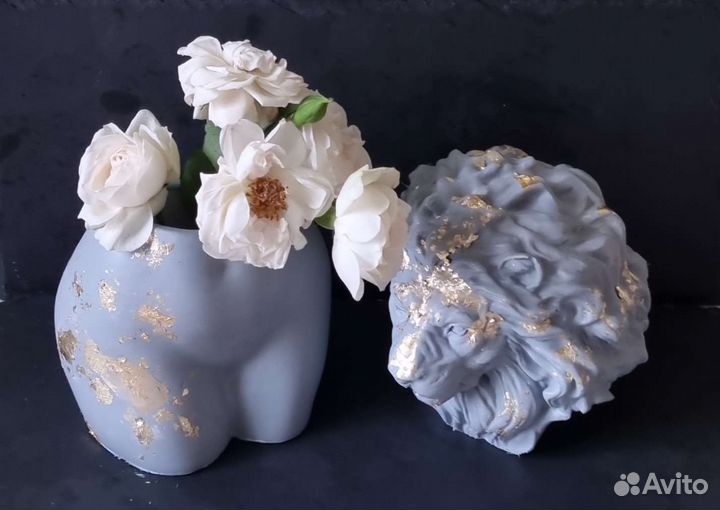 Статуэтка декор для дома свеча ботаническая