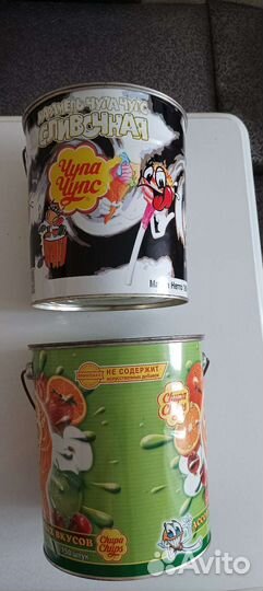 Жестяная банка Чупа чуп,чай,Монпансье ссср,бутылки