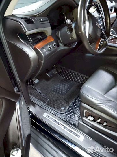 3D коврики из экокожи BMW