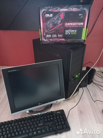 Компьютер на Core i3-6100, 8Gb DDR4, gtx 1050