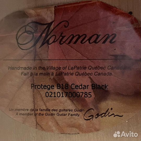 Гитара Norman protege b18(Р2)