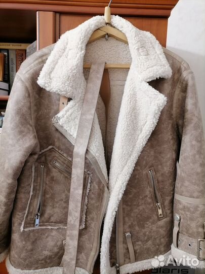 Дубленка авиатор женская