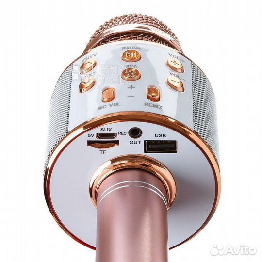 Караоке микрофон-колонка wster WS-858 Bluetooth