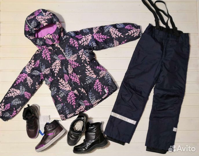 Пакет одежды и обуви для девочки на 7-9лет