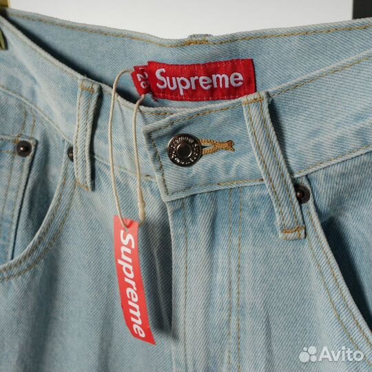 Джинсовые шорты supreme, как polar big boy