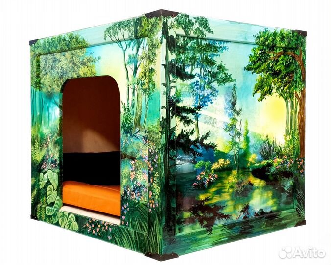 Домик для маленьких собак, кошек Сказочный лес ср