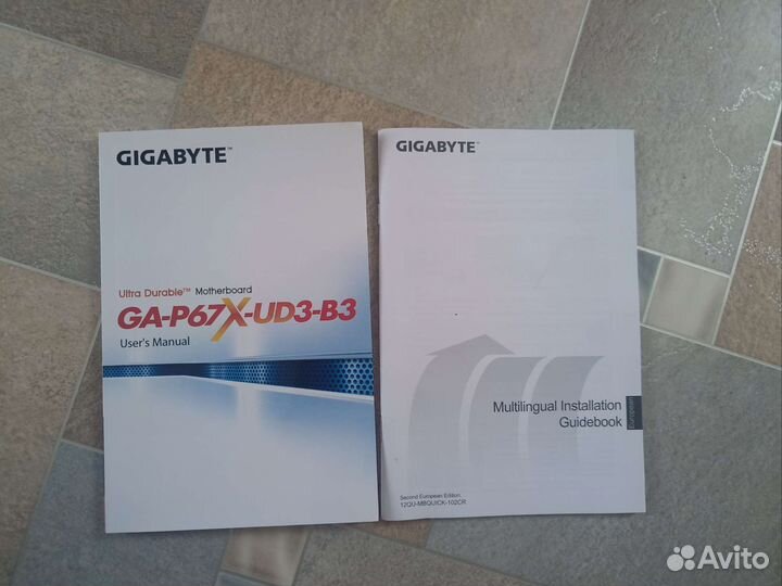Материнская плата gigabyte 1155 с процессом