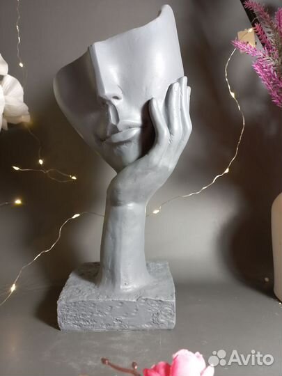 Силиконовая форма молд для гипса бетона Силуэт