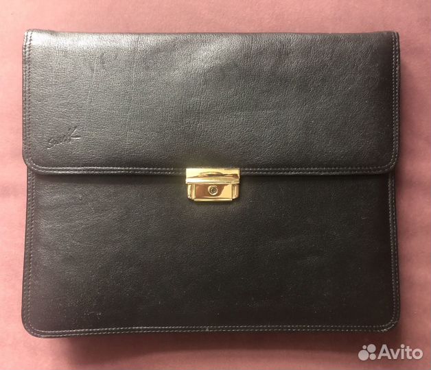 Кожаная папка для документов
