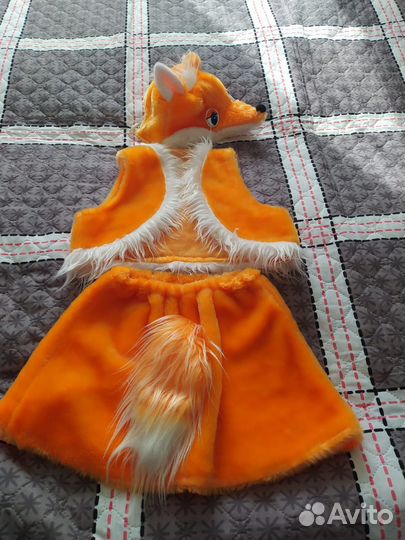 Костюм новогодний карнавальный Лисичка