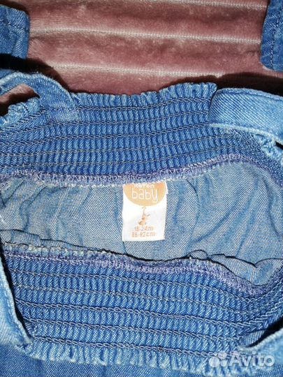 Джинсовое платье для девочки