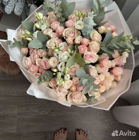 Доставка цветов 101 роза