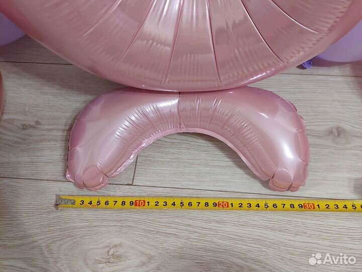 Шар цифра 6 фольгированный