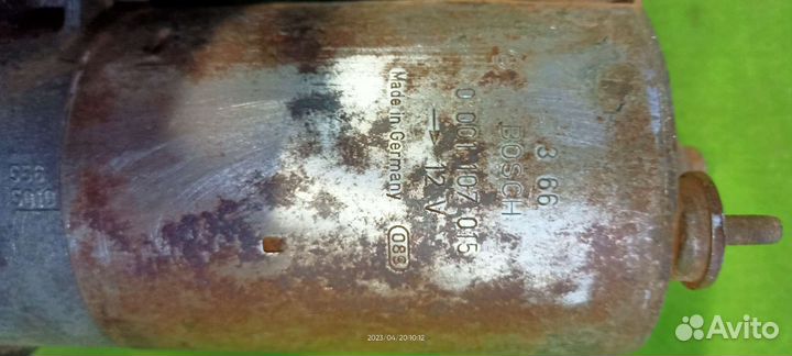 Стартер Bosch 0001107015 Opel