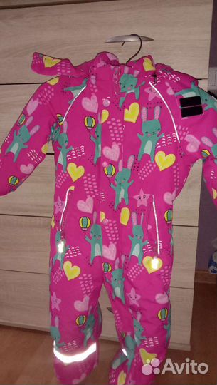 Зимний комбинезон для девочки 104