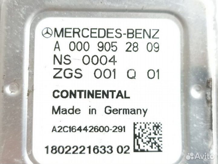 Датчик кислородный Mercedes-Benz Gle-Class W166