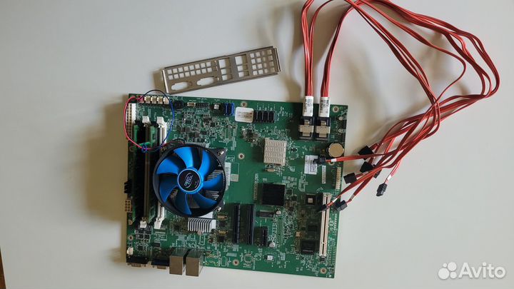 Материнка 1155 для NAS + проц + память