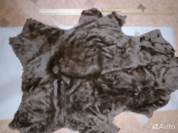 Шкурки стриженной овчины