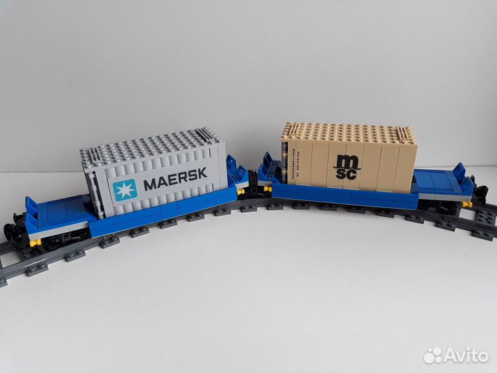 Lego конструктор железная дорога, поезд