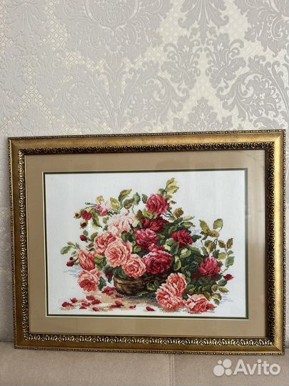 Картина вышитая крестом 