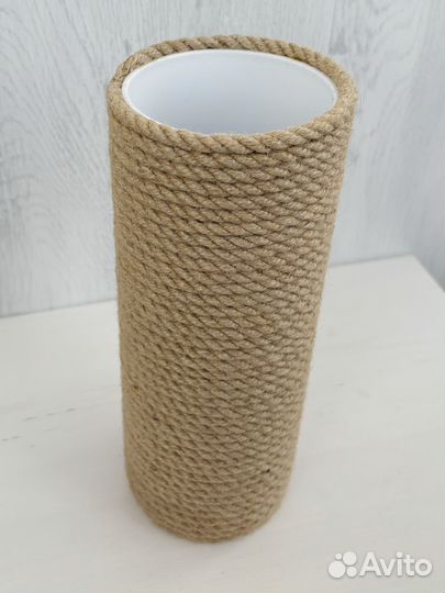 Ваза для цветов джутовая