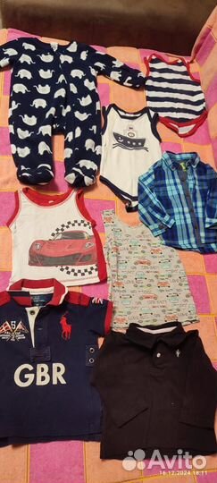 Много вещей на мальчика до года и старше