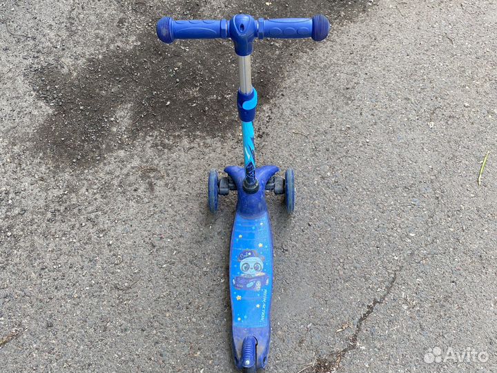 Самокат детский, трехколесный, б/у
