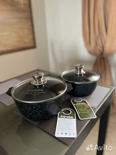 Кастрюля новая гранит на 2 литра