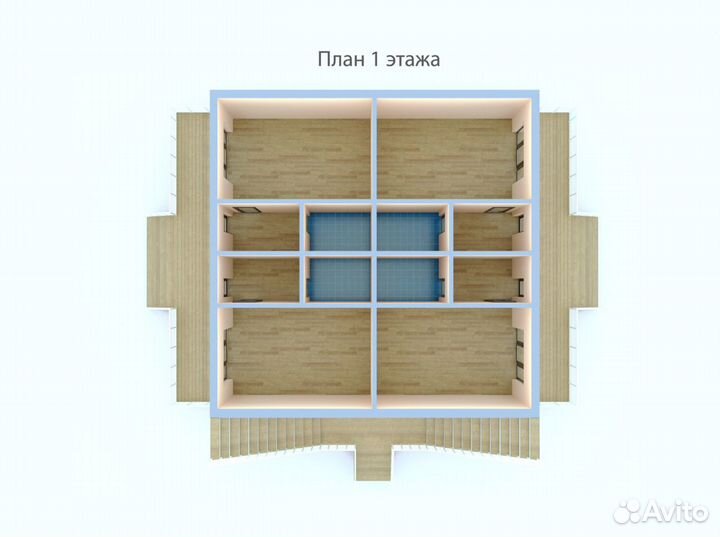 Лстк каркас мини-гостиницы