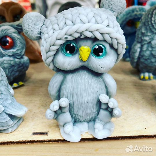 Мыло в виде совушек