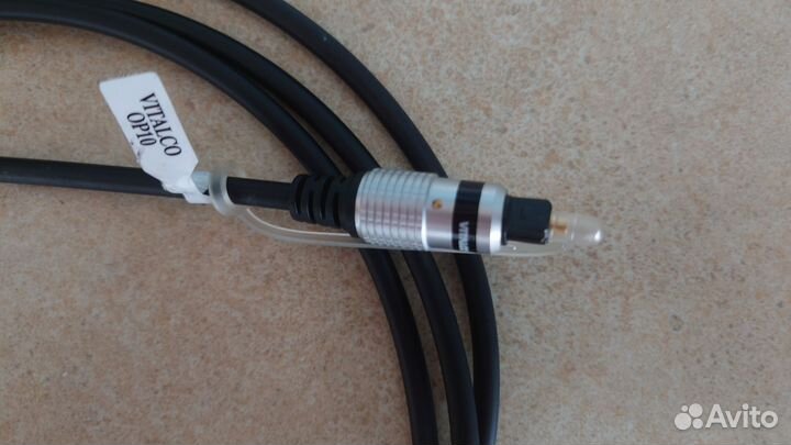 Оптический аудио кабель 2,5 метра