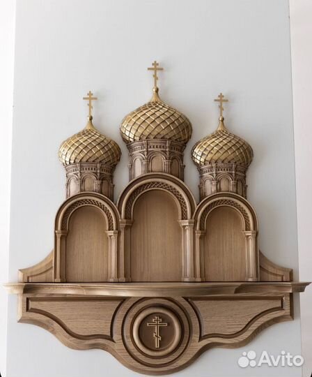 Настенная полка для икон