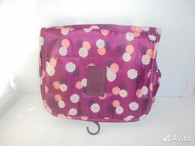 Дорожная косметичка 24 х 18.5 х 9 см на липучках