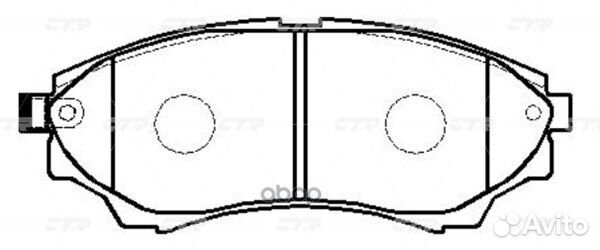Колодки передние ford Ranger 02/mazda