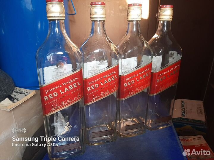 Бутылки 1 литр.из под виски