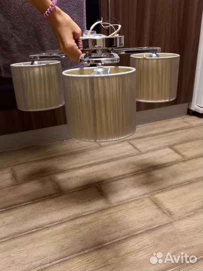 Люстра потолочная бу