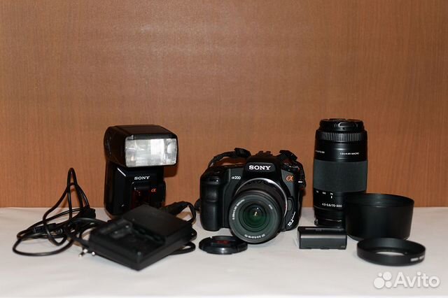 Зеркальный фотоаппарат sony dslr A200