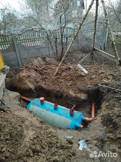 Монтаж септика под ключ