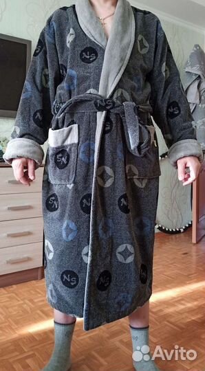 Мужской махровый халат